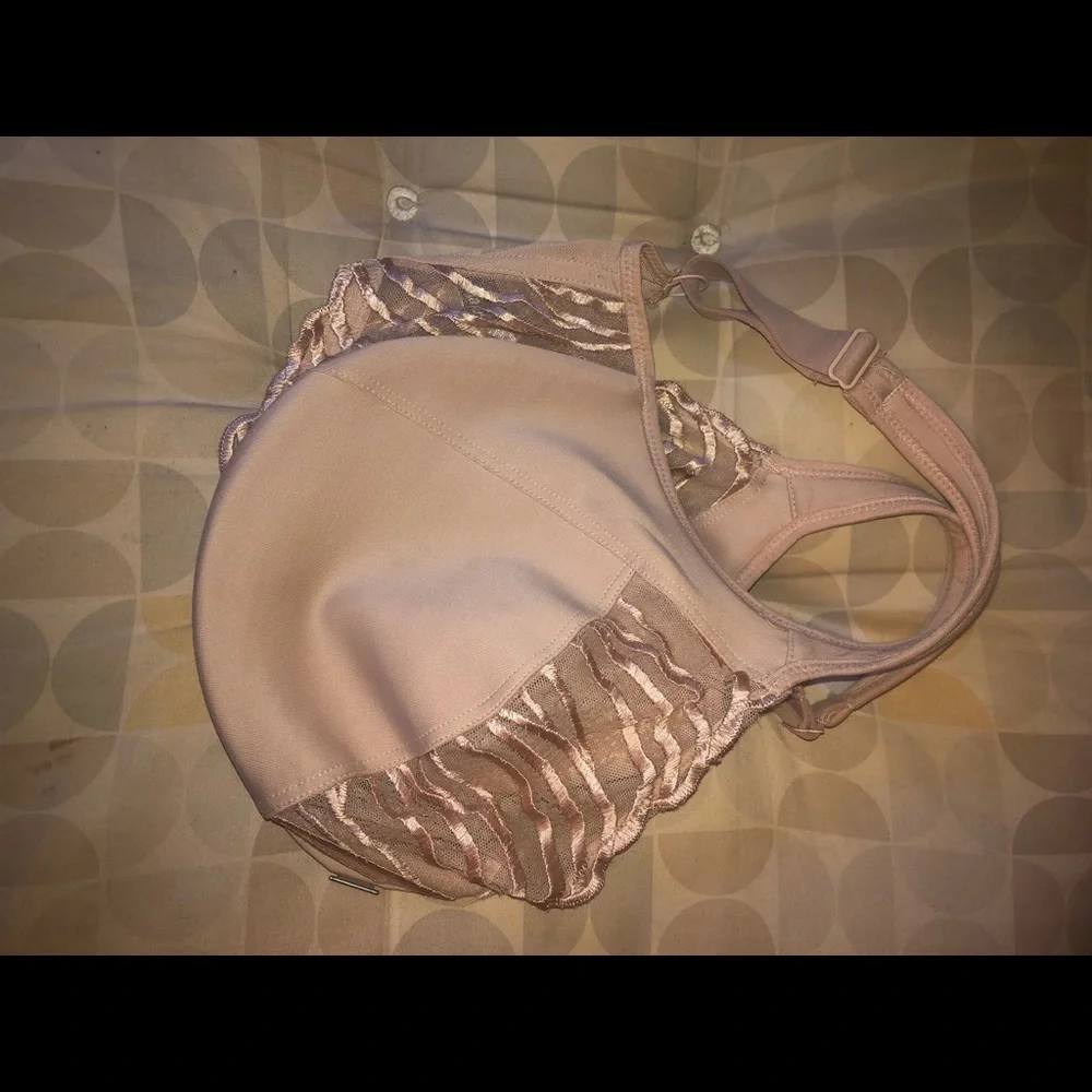 SOLD!🥳Paramour Angie Front Silver Hook Closure Minimizer Bra 34H - Picture 6 of 14
